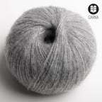 Strikkekit: Eventyrsjal fra GARNA – Ren Cashmere & Silke