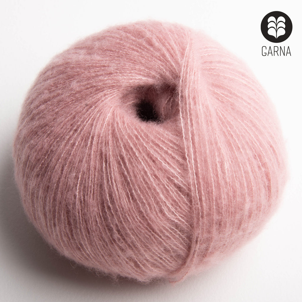 Strikkekit: Eventyrsjal fra GARNA – Ren Cashmere & Silke