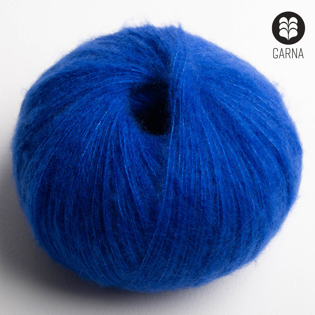 Strikkekit: Eventyrsjal fra GARNA – Ren Cashmere & Silke