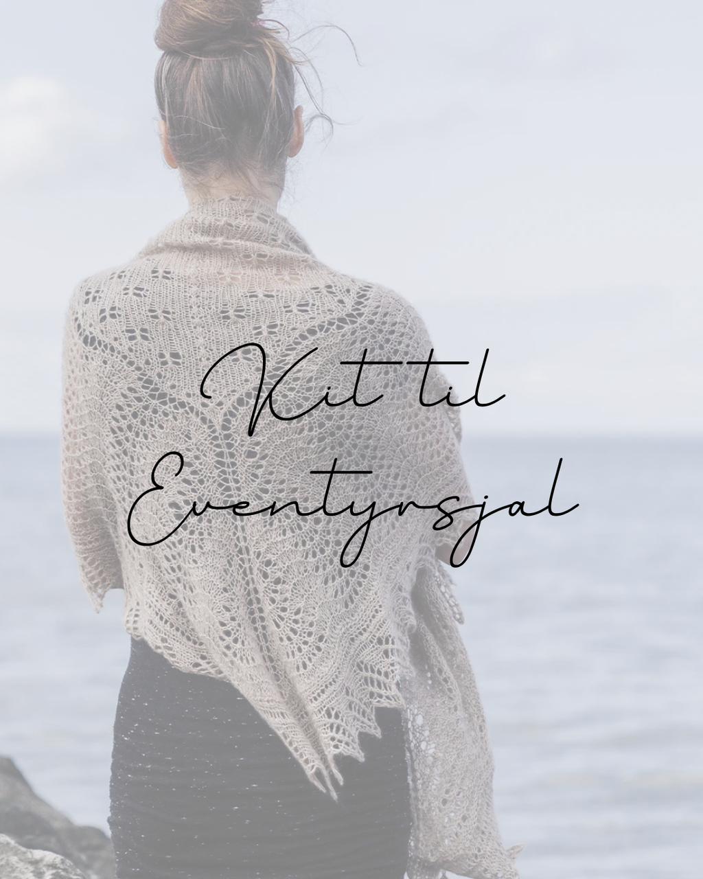 Strikkekit: Eventyrsjal fra GARNA – Ren Cashmere & Silke