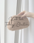 Komplet strikkekit - Teddy Clutch (PetiteKnit)