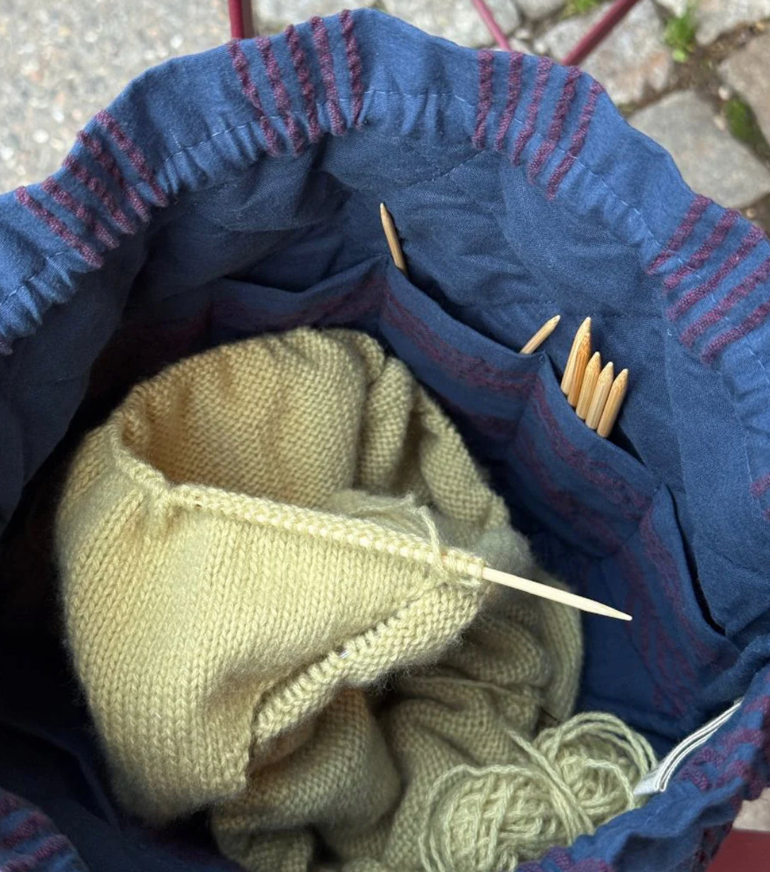 Knitter's Project Bag - Night Shadow